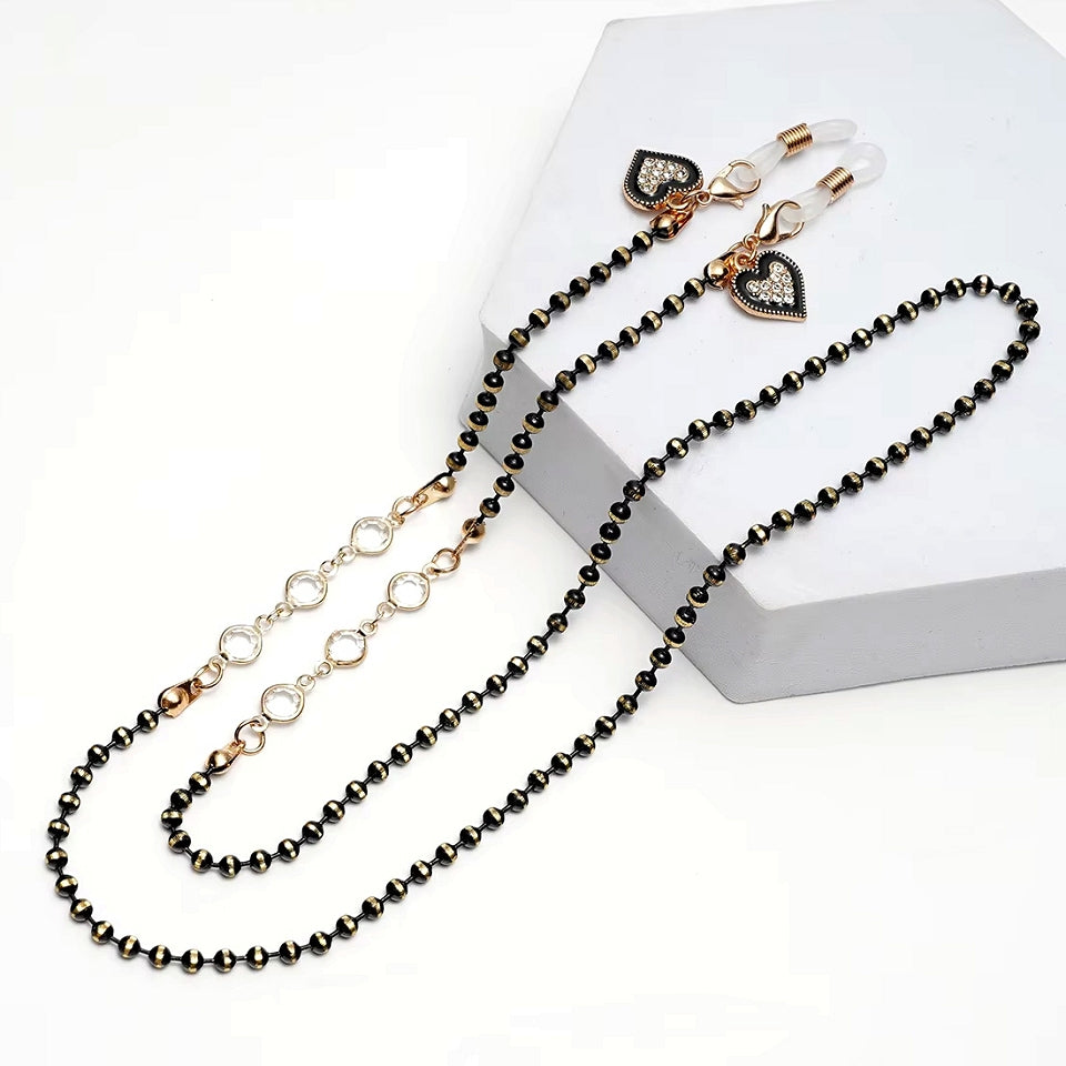 Crystal Reading Glasses Chain 76cm