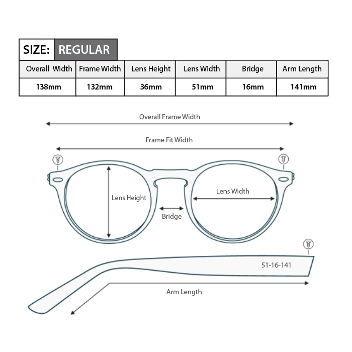 High Power Reading Glasses R129 - +4.00 to +6.00