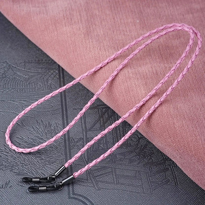 Plaited Leather Reading Glass Cords 65cm