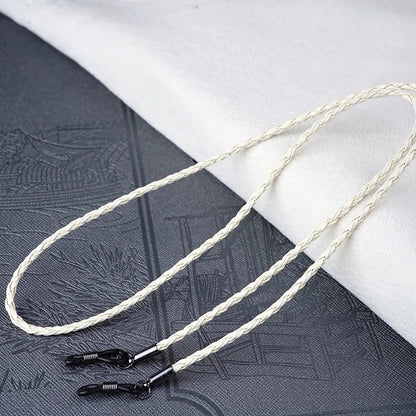 Plaited Leather Reading Glass Cords 65cm