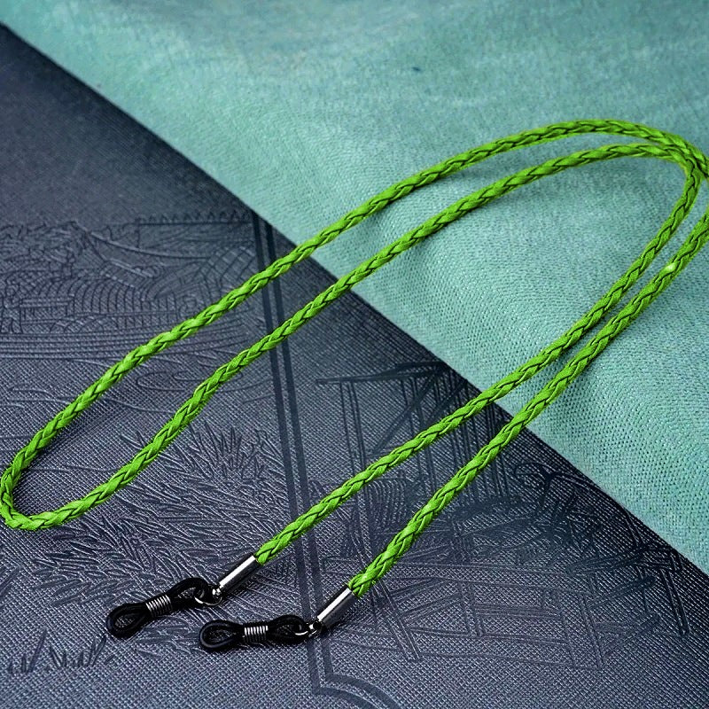 Plaited Leather Reading Glass Cords 65cm