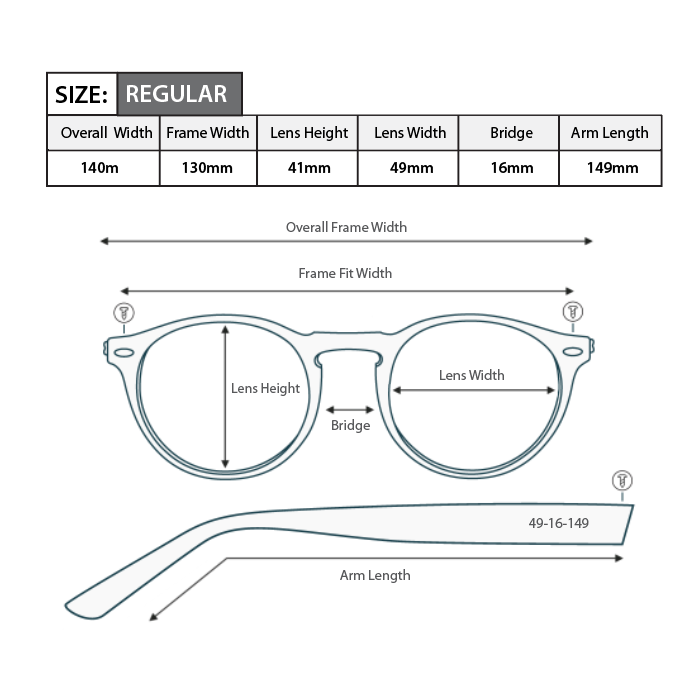 Magnifying Reading Sunglasses S028 (Gloss Black)