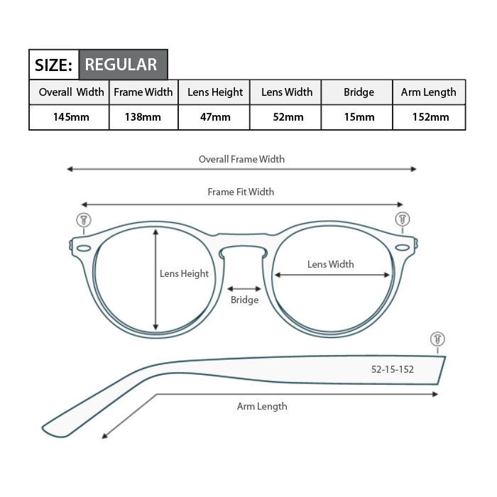 Myopia Distance Glasses M019