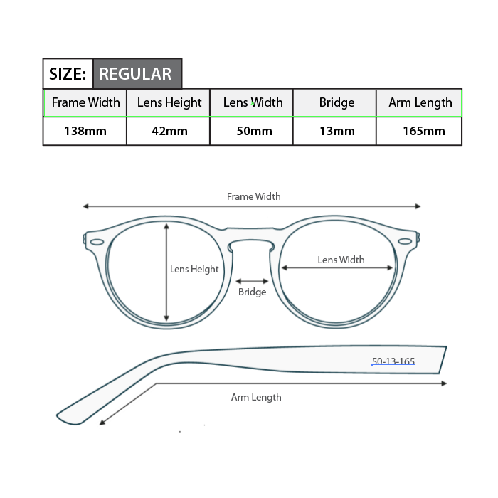 Protective Magnified Reading Glasses F010 (Clear)