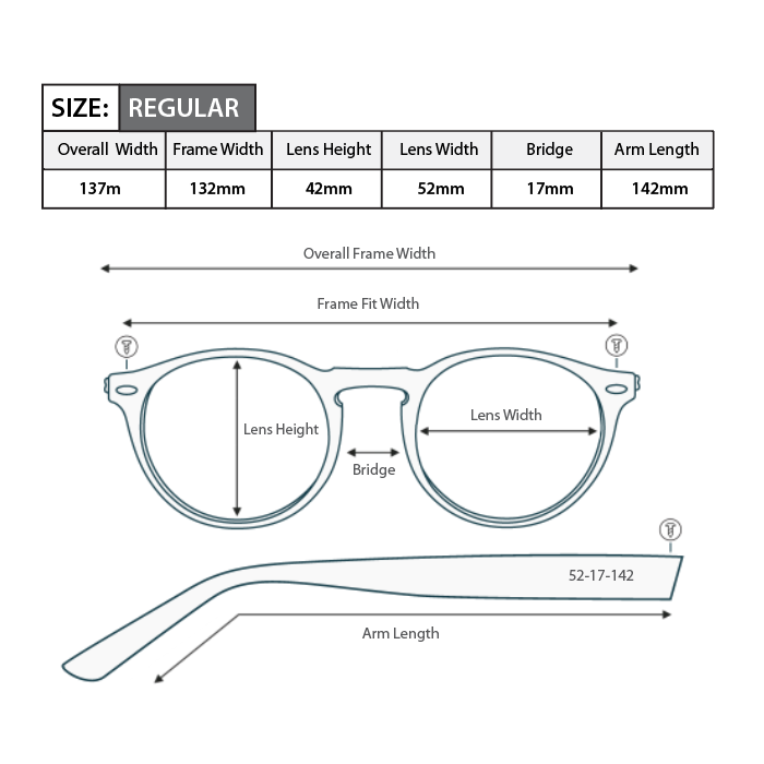 Round Oval Magnified Reading Glasses R096