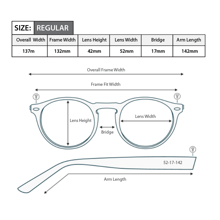 Round Oval Magnified Reading Glasses R097