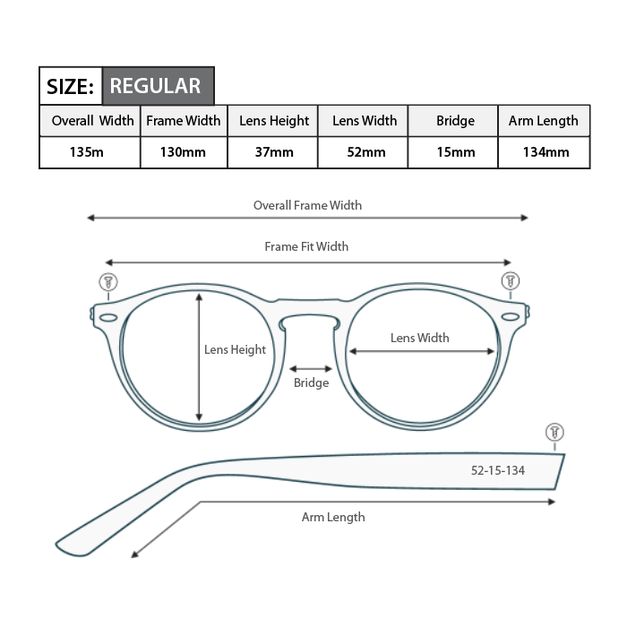 Oval Magnified Reading Glasses R082