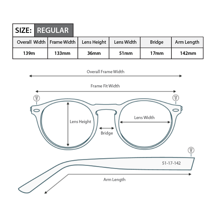 Oval Magnified Reading Glasses R090