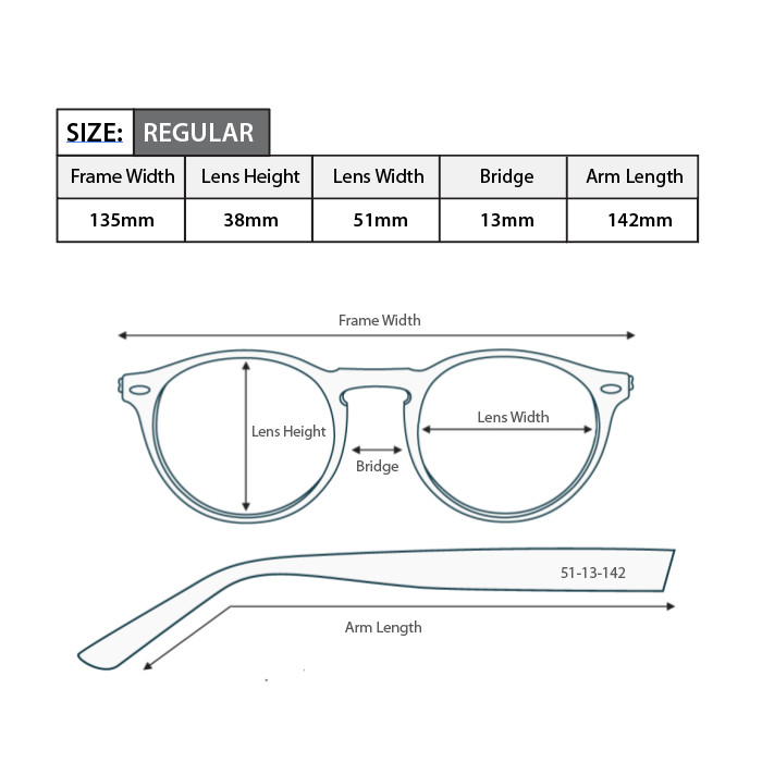 Rectangle Magnifying Reading Glasses R098