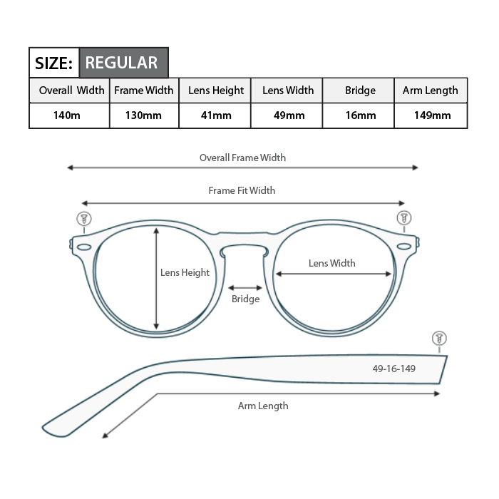 Magnifying Reading Sunglasses S029 (Blue)