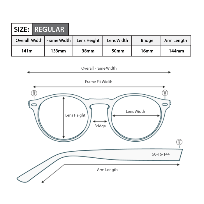 Cat's Eye Magnified Reading Glasses R110