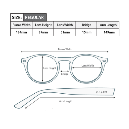 Magnifying Reading Sunglasses S019 (Clear)