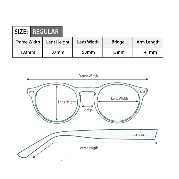 Rectangle Magnifying Reading Glasses R124