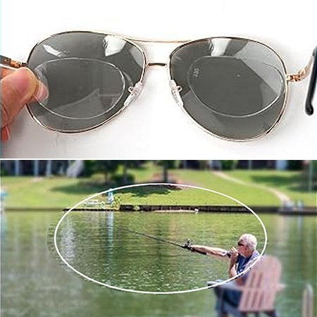 Stick On Distance Rx Lens Stick-On Bifocal Lenses – Blind As A Bat Reading Glasses
